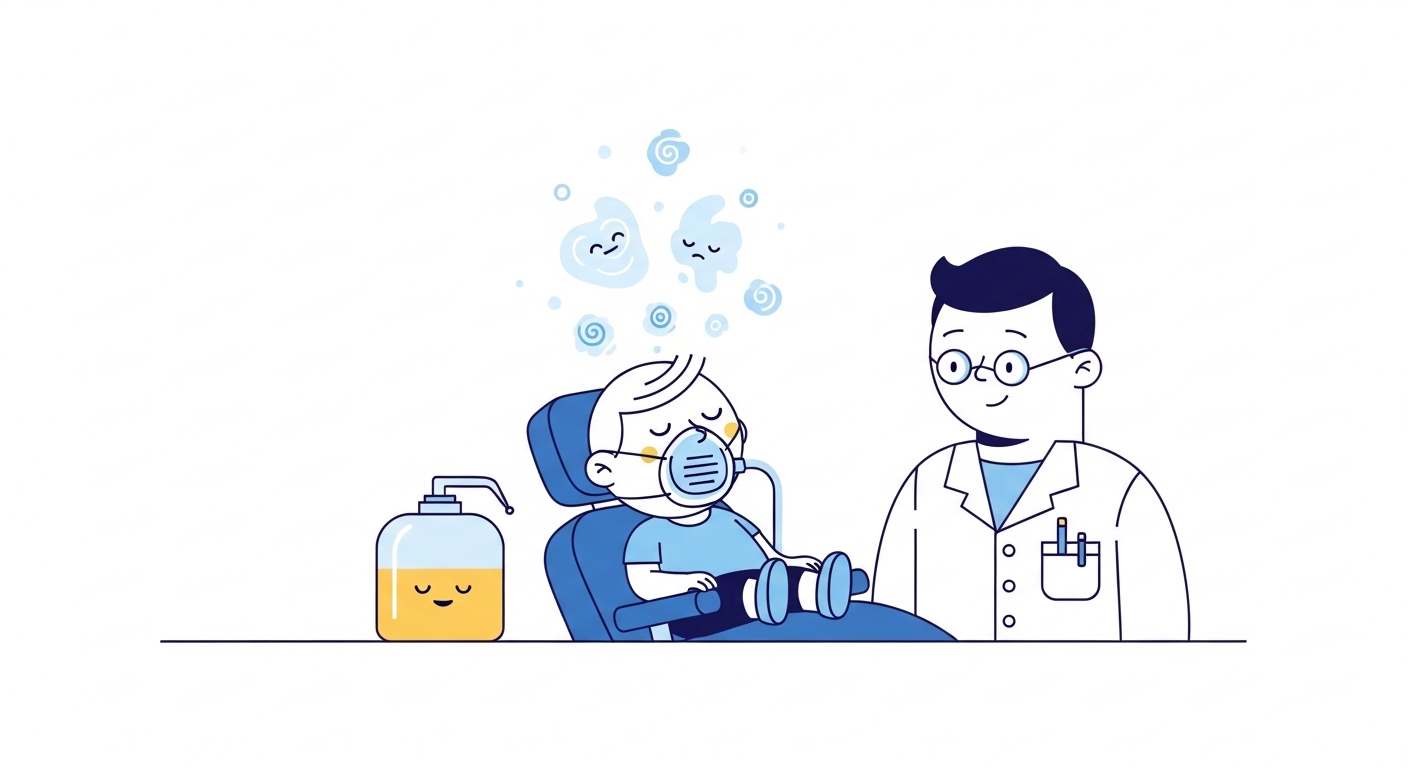 Седация закисью азота в детской стоматологии: лечение зубов без слез